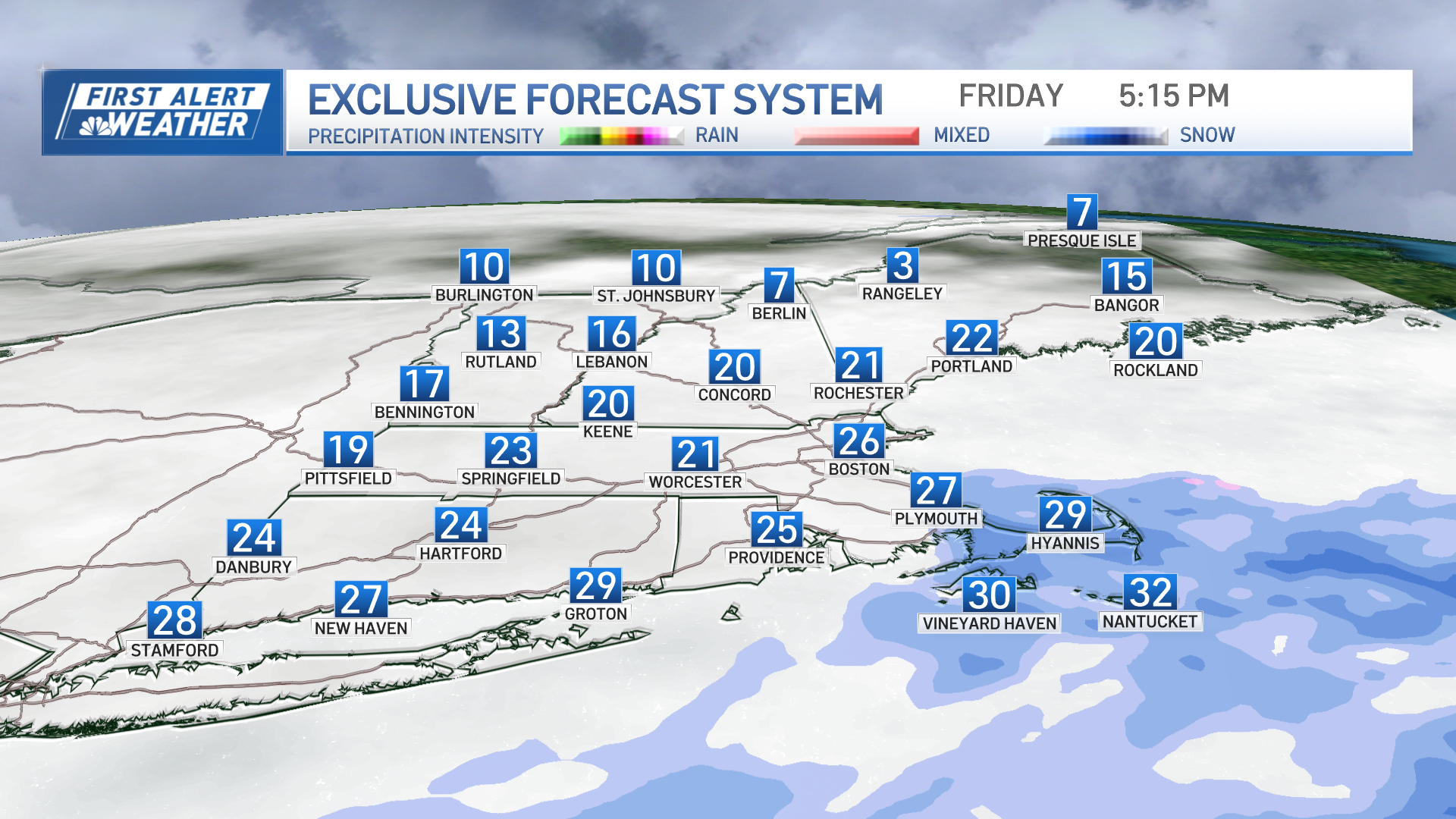 How much will it snow in Boston today? Some areas will see 1-3 inches