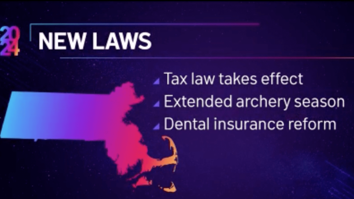 New Mass. laws for 2024: Tax cut, dental reform – NBC Boston