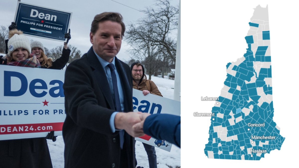 Biden’s one loss in NH 2024 Democratic primary to Dean Phillips NBC