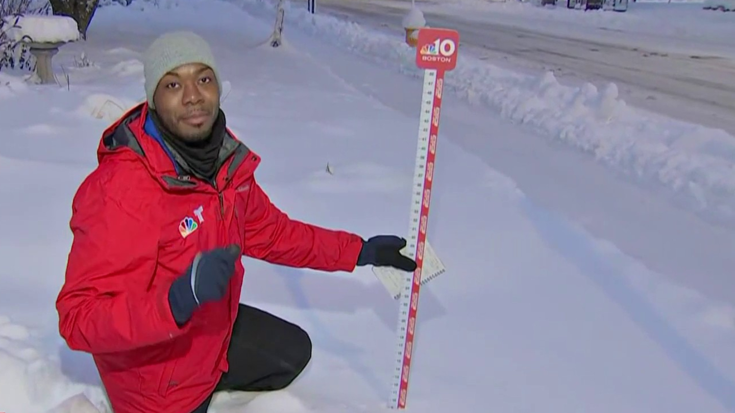 How much snow did we get? NBC Boston