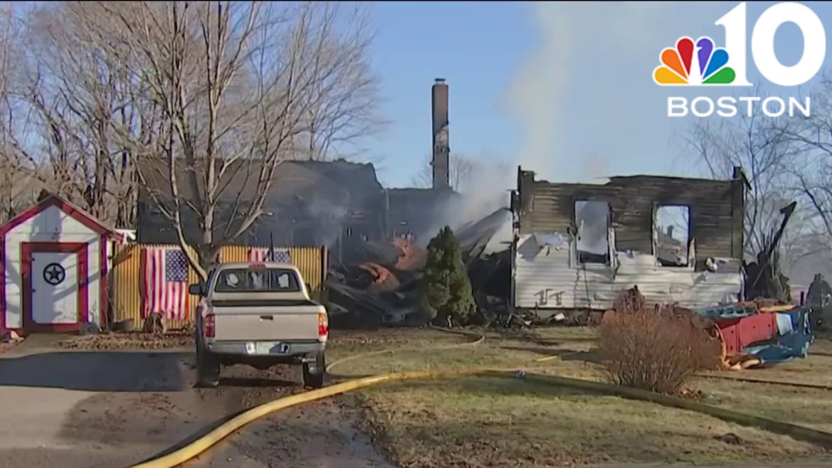 East Bridgewater home destroyed in massive fire – NBC Boston