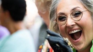 Ricki Lake attends the Hollywood Walk of Fame star ceremony honoring director John Waters, in Hollywood, California, on Sept. 18, 2023.