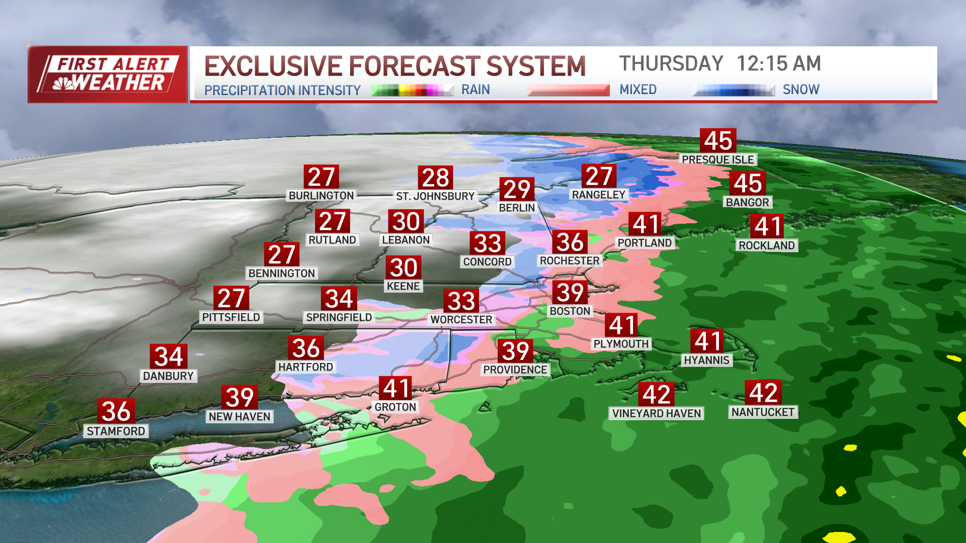 Boston, MA weather rain, gusty winds Wed. could cause power outages