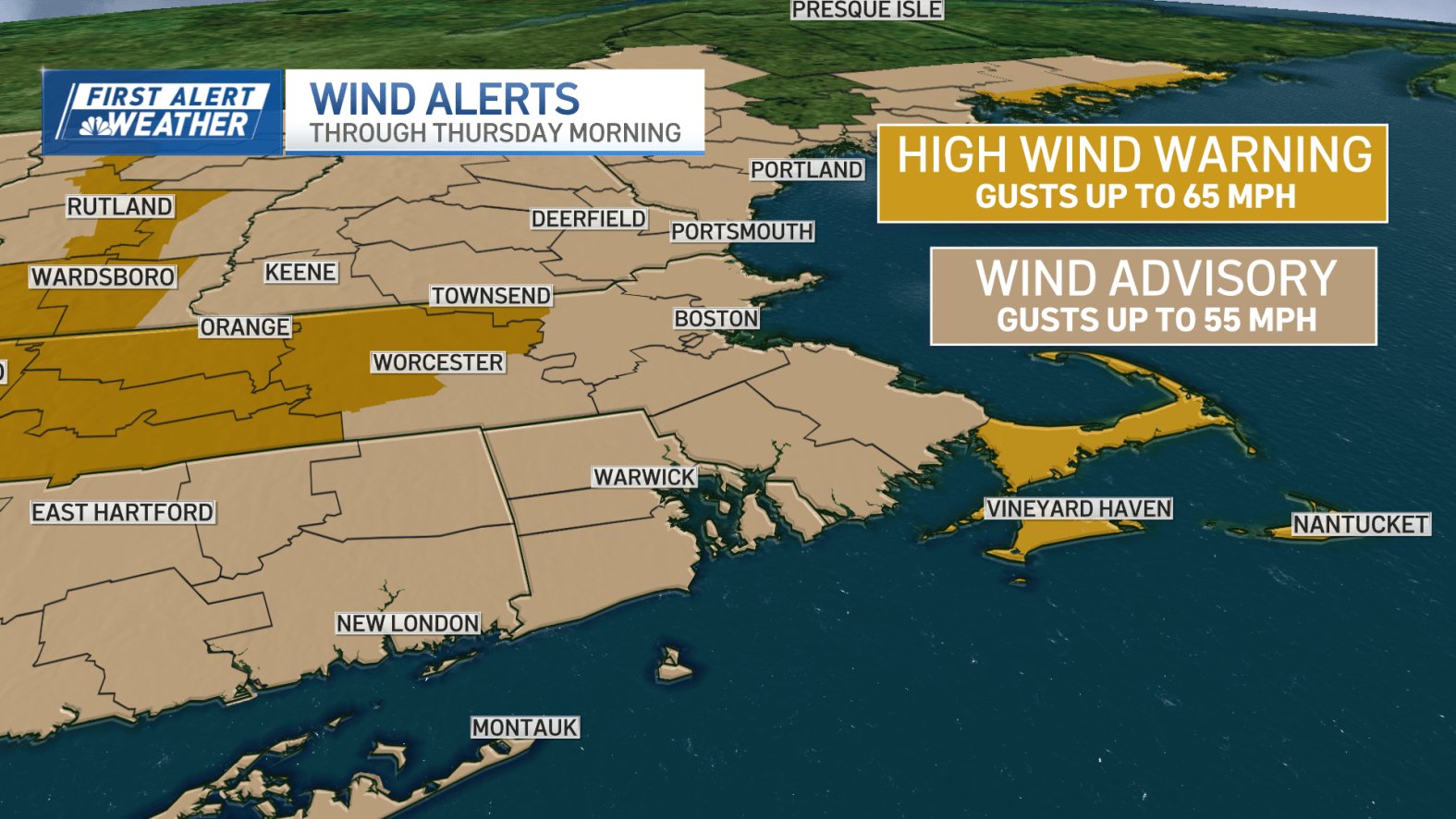 Ma Wind Boston, MA weather rain, strong winds Wed., temps drop – NBC Boston