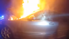 Authorities battle fiery crash in Yarmouth