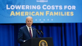 President Joe Biden speaks during an event about lowering costs for American families at the Granite State YMCA Allard Center of Goffstown on March 11, 2024 in Goffstown, New Hampshire. 