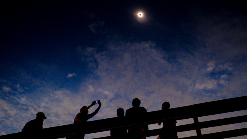 Solar eclipse watchers