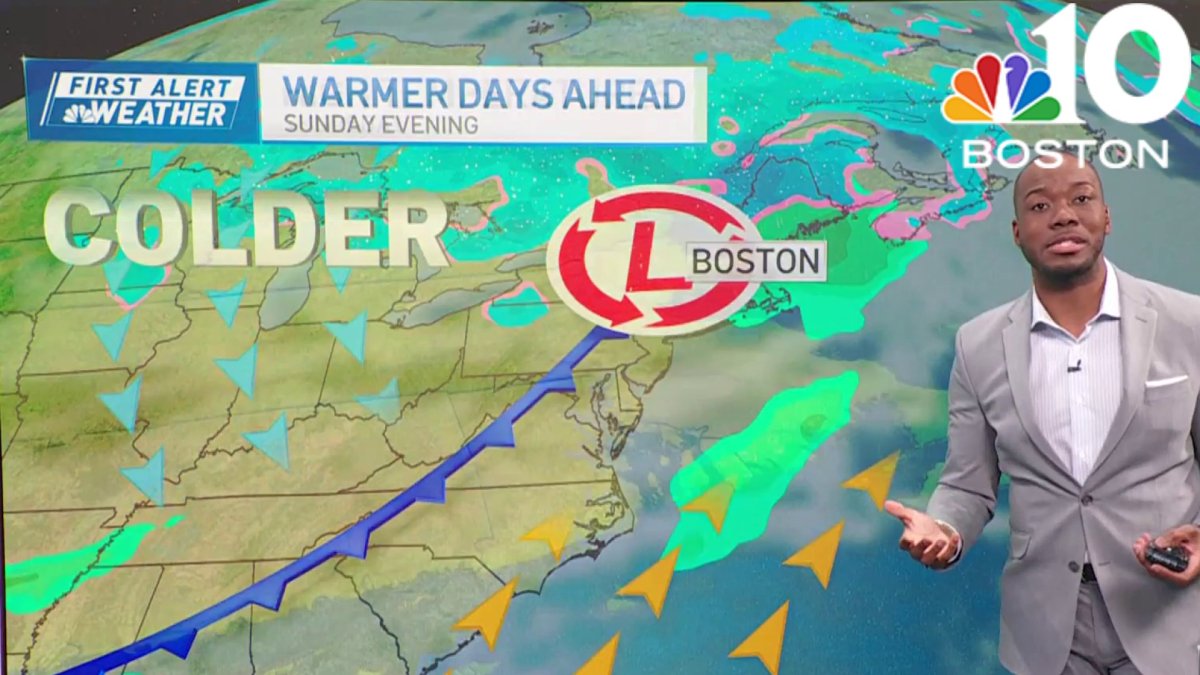 Warmer days ahead for Boston — and rain, too – NBC Boston