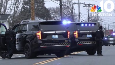 Large police presence in Hyannis