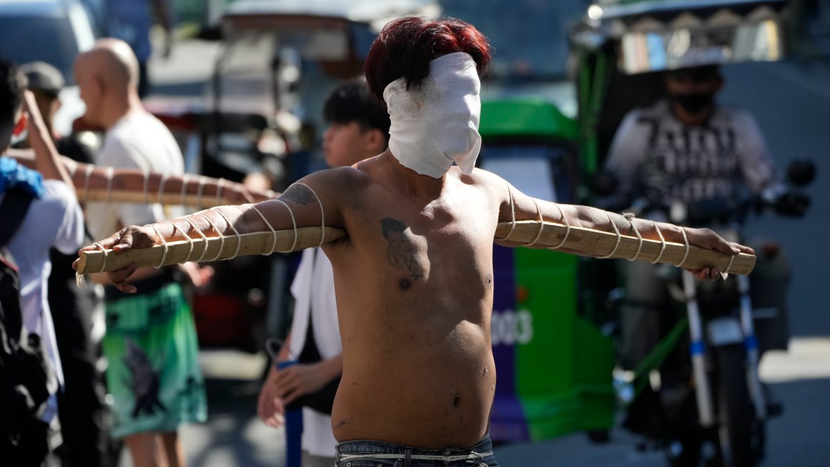 Filipino man to be nailed to a cross on Good Friday NBC Boston