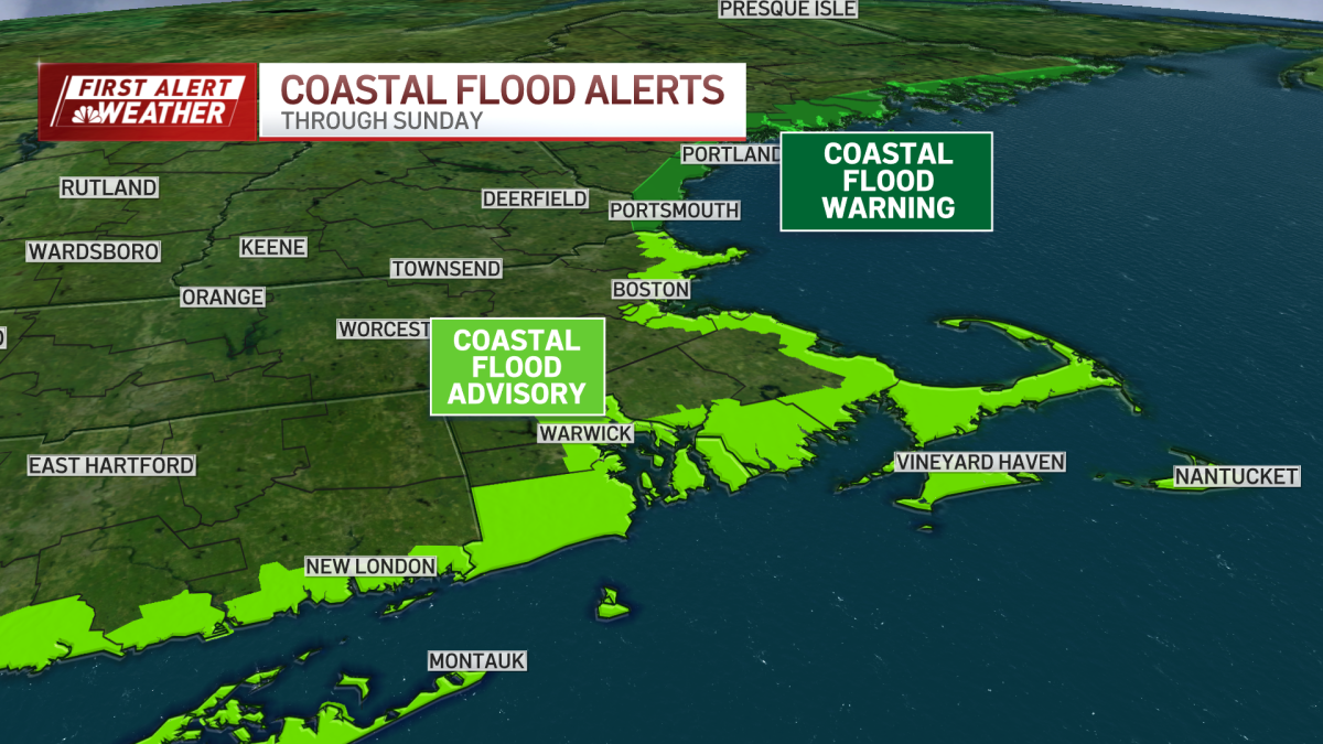 Coastal flooding in New England after storm passes – NBC Boston