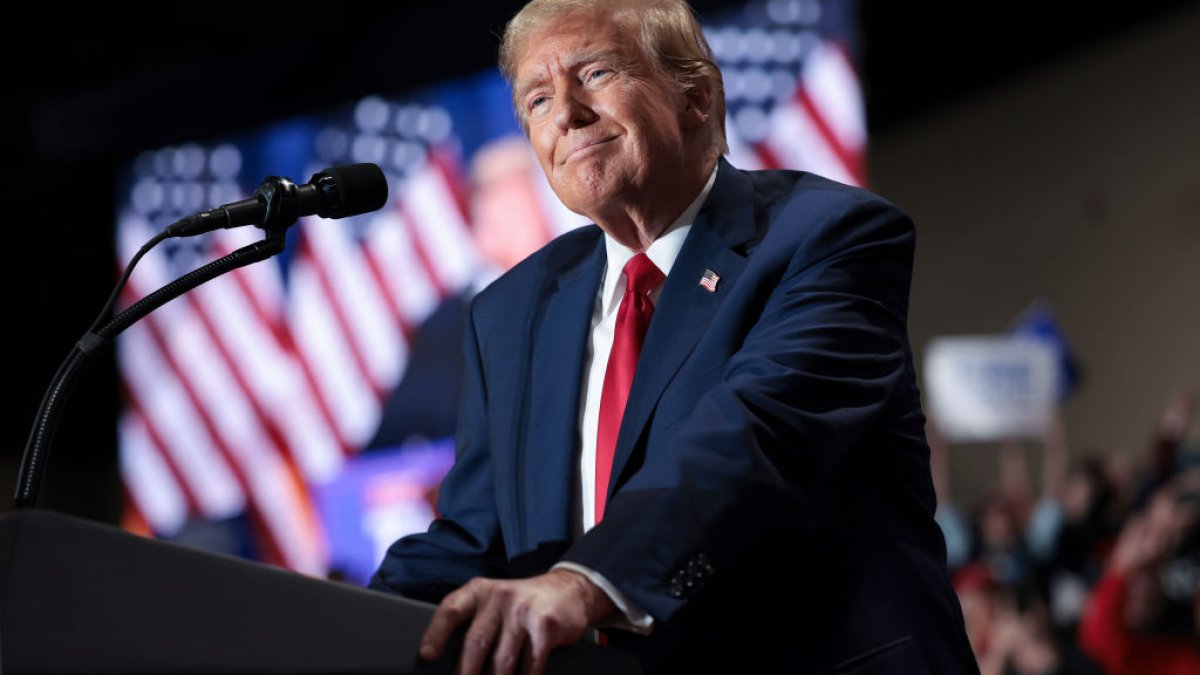 Trump clinches delegate majority for GOP presidential nomination, setting up Biden rematch
