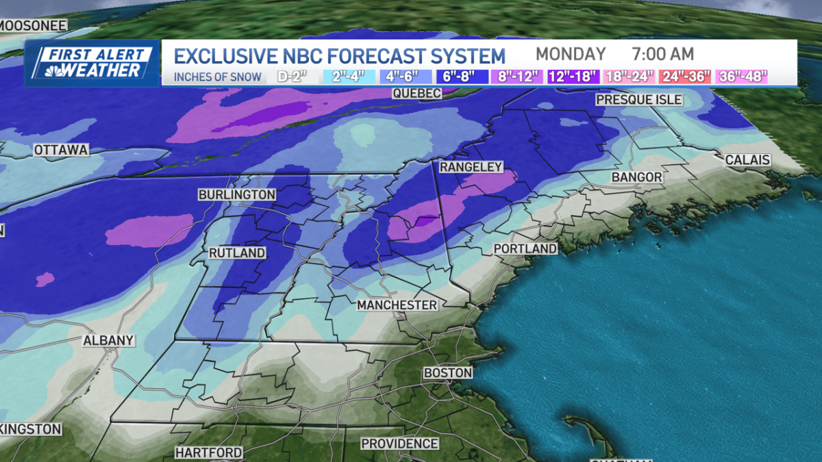 Weekend storm brings rain, snow – NBC Boston