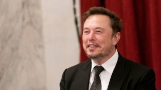 Elon Musk, CEO of SpaceX and Tesla and owner of X, formerly Twitter, attends a U.S. Senate bipartisan Artificial Intelligence (AI) Insight Forum at the U.S. Capitol in Washington, D.C., on Sept. 13, 2023.