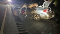 Man, 25, seriosuly injured after car crash on I-93 in NH