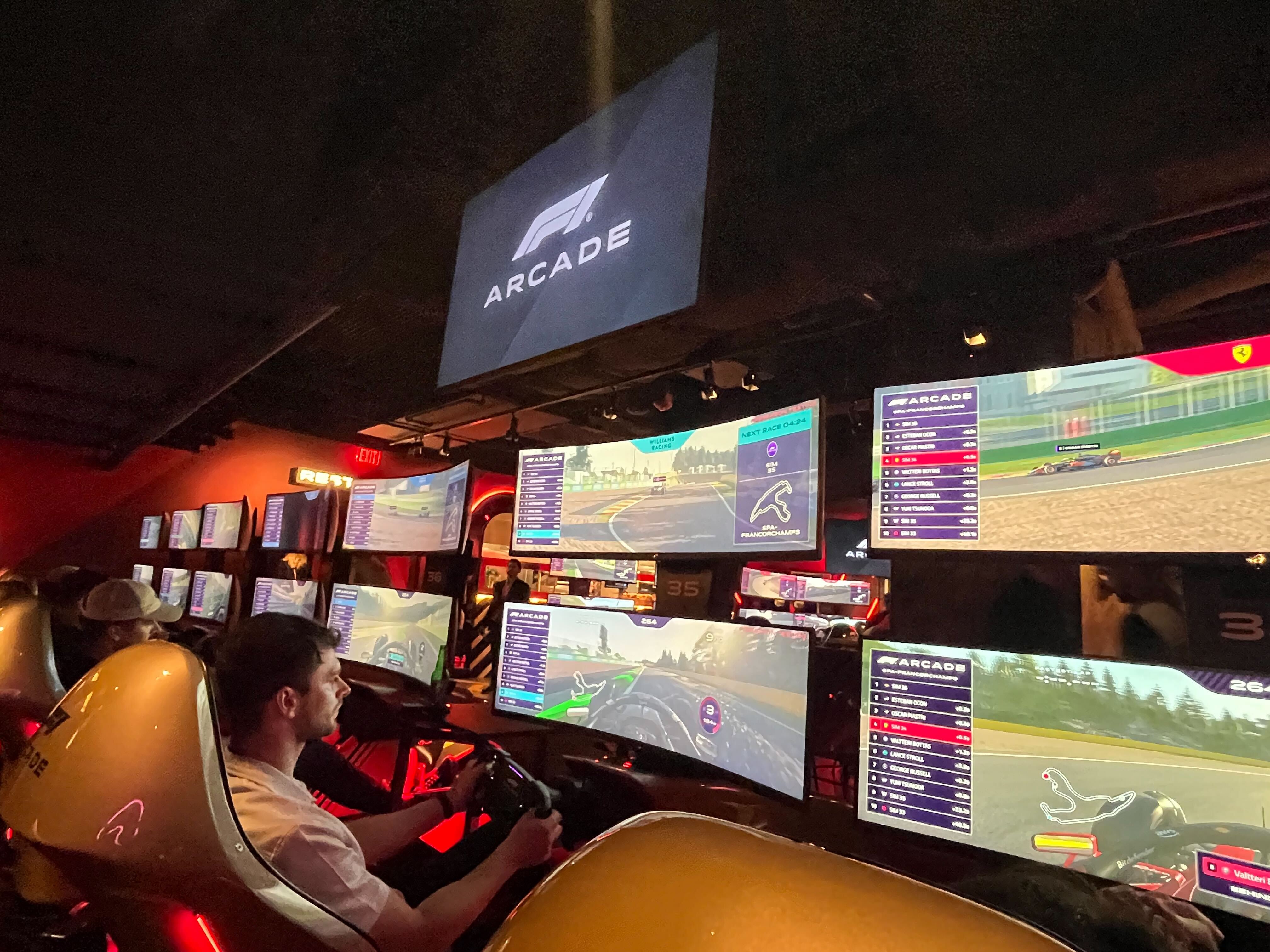 PHOTOS: Inside Boston’s exclusive F1 Arcade Bar – NBC Boston