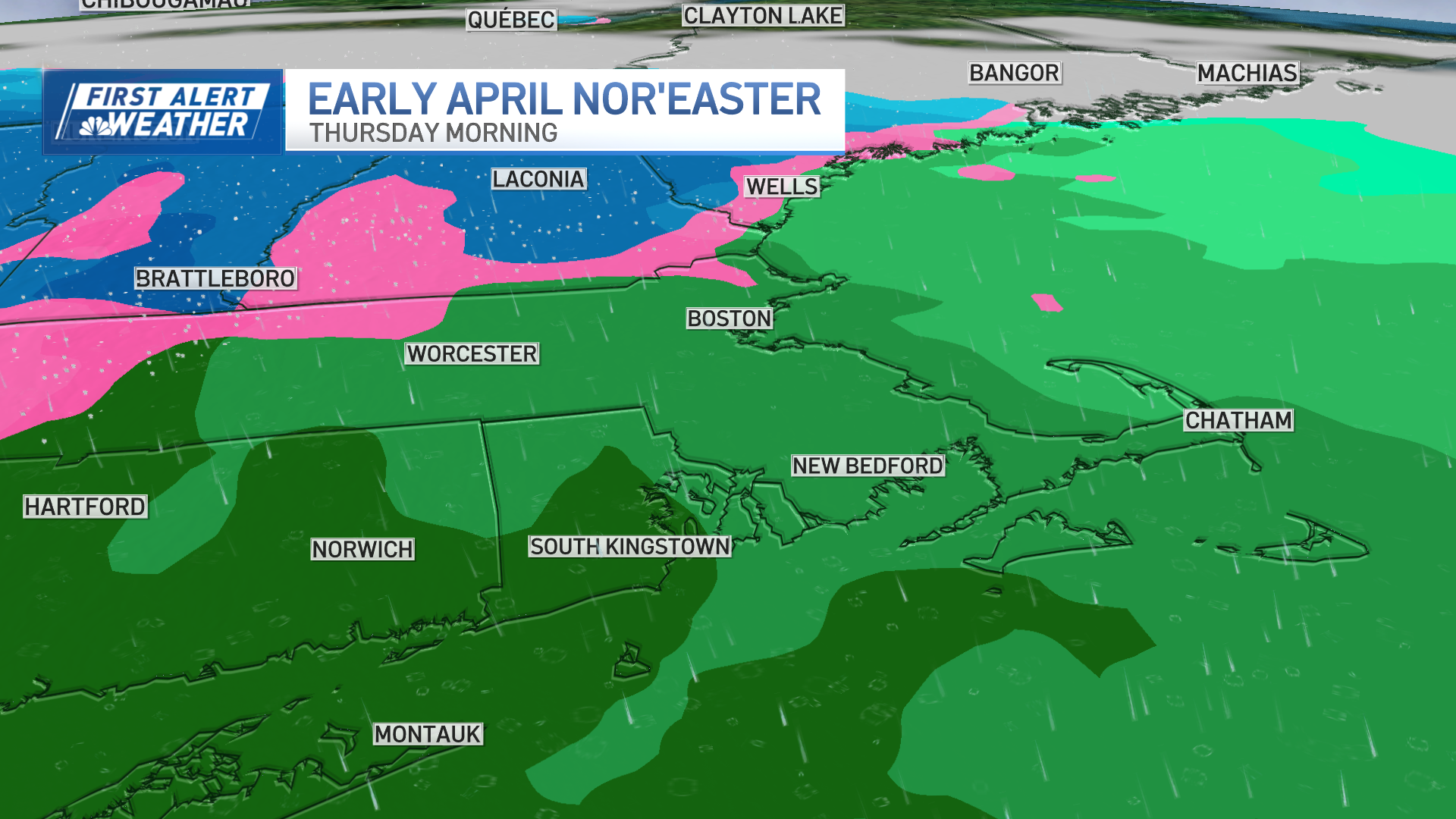 Noreaster this week in Massachusetts How much snow are we getting