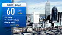 Sunny with mild temperatures Tuesday before more April showers arrive