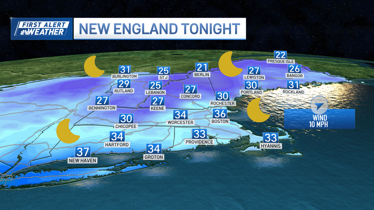 Boston, MA weekend forecast: Great weather after chilly night – NBC Boston