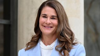 Melinda Gates, co-founder of the Bill and Melinda Gates foundation arrives at the Elysee Palace in Paris, France on July 01, 2021.