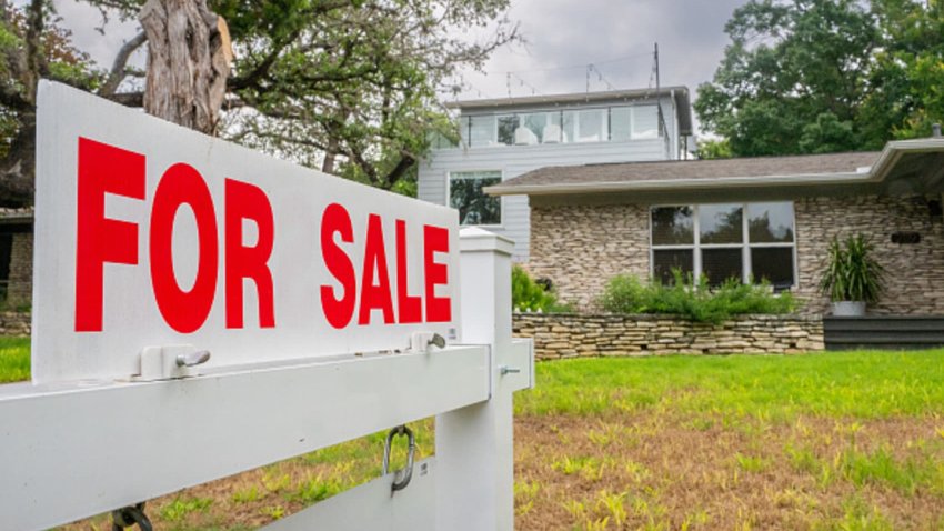 A home available for sale is shown on May 22, 2024 in Austin, Texas. 