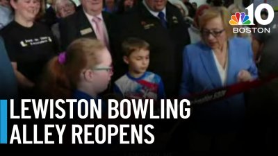 Bowling alley reopens 6 months after mass shootings in Lewiston, Maine