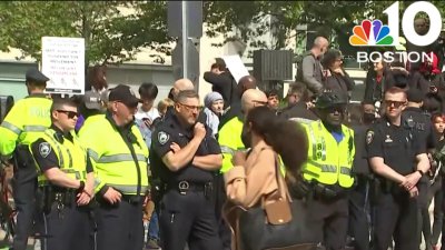 Protesters detained at MIT campus