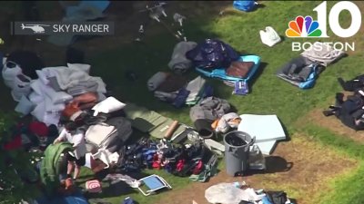 Students clear tent encampment at Harvard University