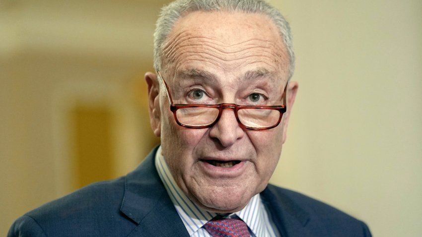 FILE – Senate Majority Leader Chuck Schumer Schumer announced Sunday, May 5, a $400 million increase in federal funding that will be available for security in houses of worship.