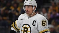 Brad Marchand gives update on Game 6 status, reacts to Sam Bennett hit