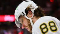 Pastrnak reacts to fight vs. Tkachuk: ‘I'd do anything for these guys'