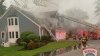 Home in Duxbury catches fire