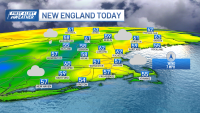 Cloudy Mother's Day in New England before it clears overnight