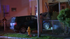 SUV crashes into home in Worcester