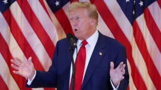 Republican presidential candidate and former U.S. President Donald Trump speaks during a press conference, the day after a guilty verdict in his criminal trial over charges that he falsified business records to conceal money paid to silence porn star Stormy Daniels in 2016, at Trump Tower in New York City, U.S., May 31, 2024. 