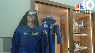 Needham's Suni Williams blasts off into space