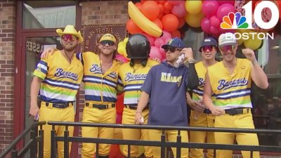 Savannah Bananas in Boston ahead of Fenway Park game Saturday