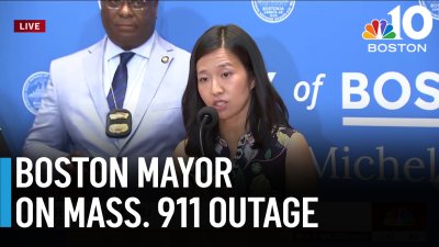 With 911 phone lines down across Mass., Boston's mayor, safety officials share update