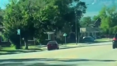 WATCH: Driver strikes multiple houses after falling asleep