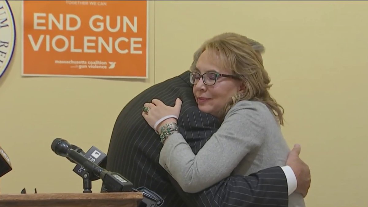 Gabrielle Giffords visits Massachusetts and calls for action during Gun Violence Awareness Month – NBC Boston