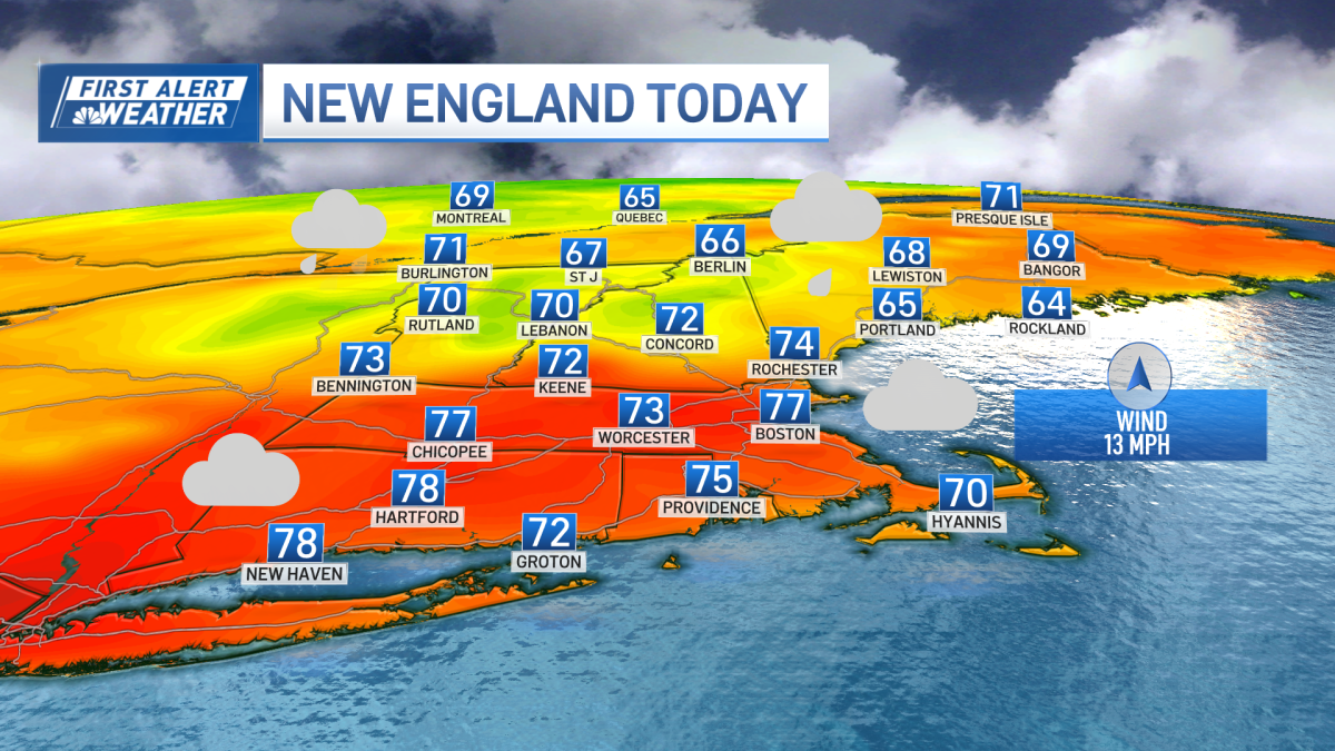 Severe storms in Mass. Sunday could bring damaging winds, hail – NBC Boston