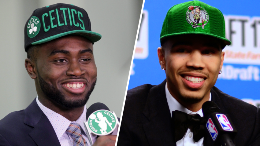 Jayson Tatum, Jaylen Brown draft