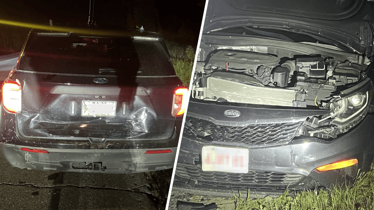 Maine state trooper rear-ended by sleeping driver on I-95 – NBC Boston