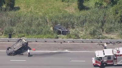 Crash on Route 24 in Avon leaves SUV flipped, another off highway – NBC ...