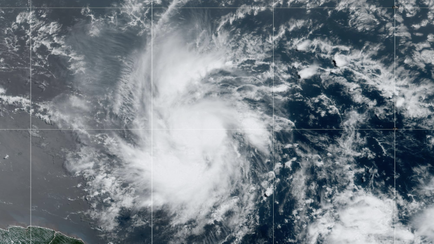 Here is the latest satellite image of strengthening Tropical Storm Beryl.  Beryl is expected to rapidly strengthen and likely bring destructive hurricane-force winds and a life-threatening storm surge to portions of the Windward Islands.