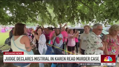 Karen Read supporters outside courthouse have mixed reaction to mistrial