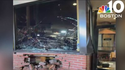 Crash shuts down Watertown restaurant