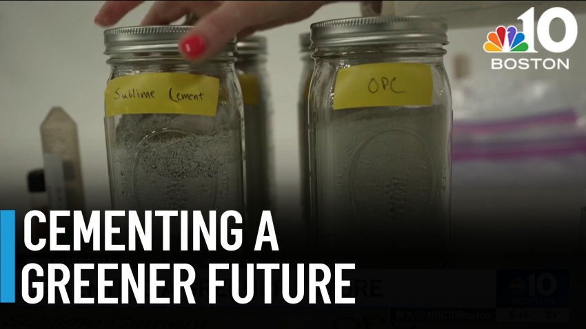 This Somerville startup is pouring greener cement