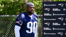 Patriots defensive tackle Christian Barmore