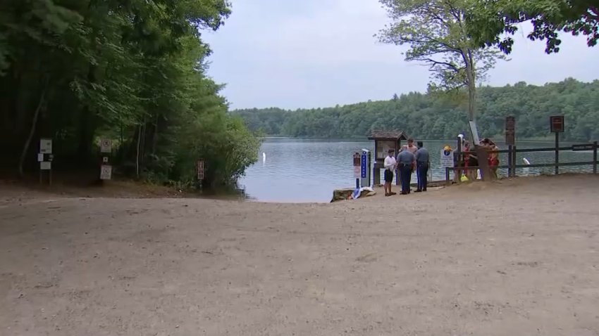 A man was pulled from the water at Walden Pond in Concord, Massachusetts, on Wednesday.